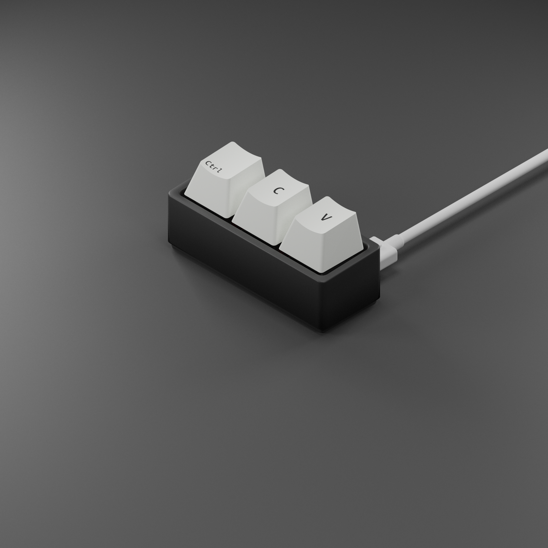 渲染效果图 - 键盘